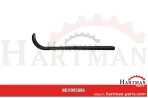 Płoza z tworzywa sztucznego 56 x 775 mm HDPE Schwarz 942280