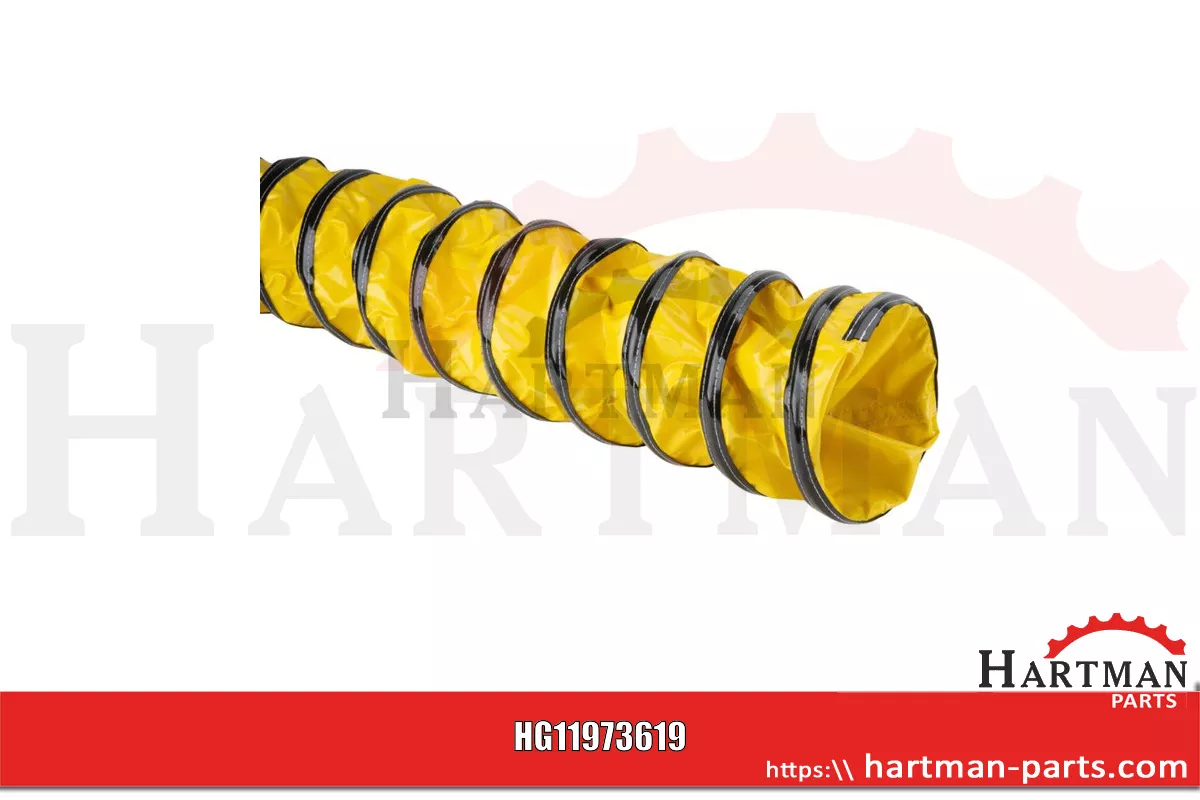 Warmluftschlauch hochflexibel Ø 356 mm Länge: 7,6 Meter