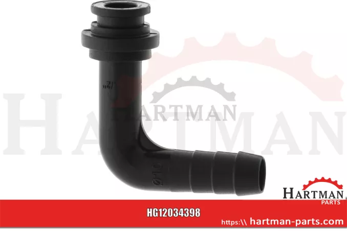 Przyłącze węża Ø 10 mm, 90 stopni , do mit Innengewinde 1/2"
