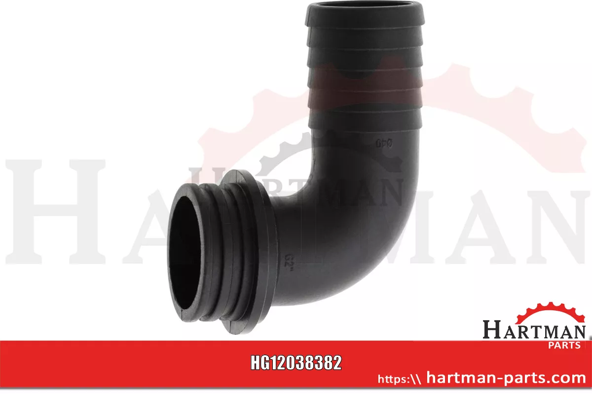 Przyłącze węża Ø 40 mm, 90 stopni , do mit Innengewinde 1 1/2"