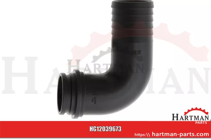 Przyłącze węża Ø 38 mm, 90 stopni , do mit Innengewinde 1 1/2"