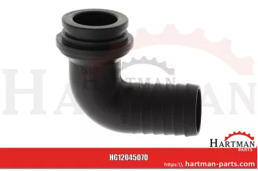Przyłącze węża Ø 30 mm, 90 stopni , do mit Innengewinde 1 1/2"