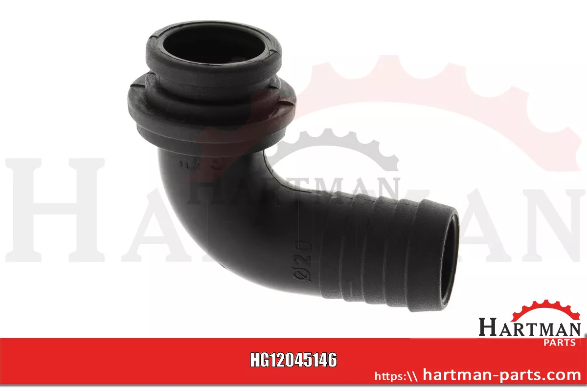 Przyłącze węża Ø 20 mm, 90 stopni , do mit Innengewinde 1"