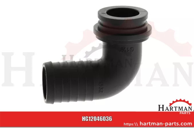 Przyłącze węża Ø 32mm, 90 stopni , do mit Innengewinde 1 1/2"