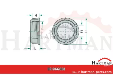 Nakrętka unijna 1/2''
