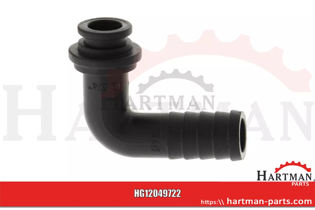Przyłącze węża Ø 15 mm, 90 stopni , do mit Innengewinde 3/4"