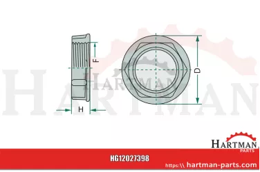 Nakrętka szczelinowa 1 1/4''