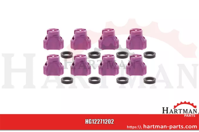 VPE 8 Flachstrahldüse KWIX ABX Lila ABX80-025, 7368114