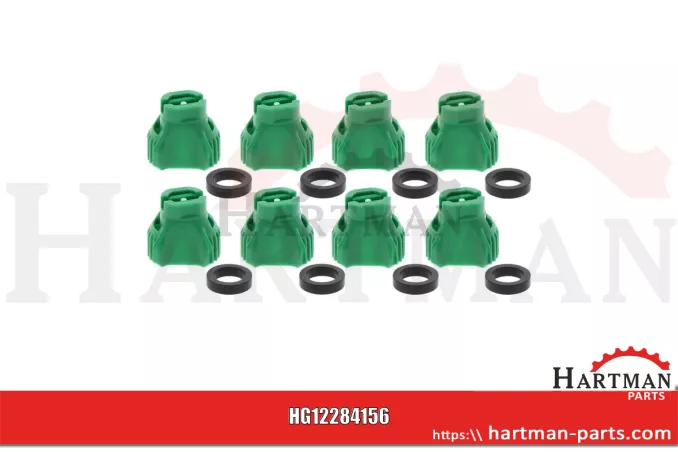 VPE 8 Flachstrahldüse KWIX AFX Grün AFX90-015, 7368122
