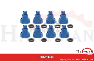 VPE 8 Flachstrahldüse KWIX RDX Blau RDX120-03, 7368135