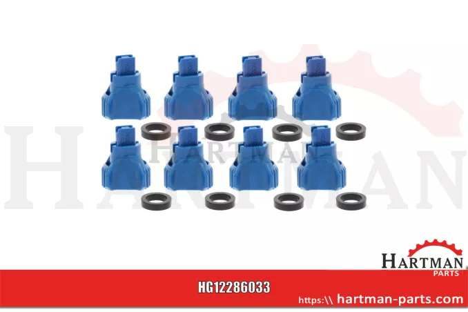 VPE 8 Flachstrahldüse KWIX RDX Blau RDX120-03, 7368135