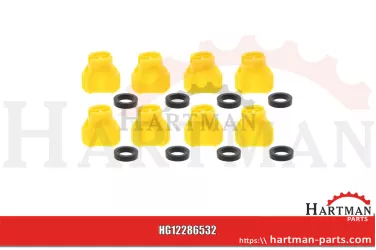 VPE 8 Flachstrahldüse KWIX AFX Gelb AFX90-02, 7368123