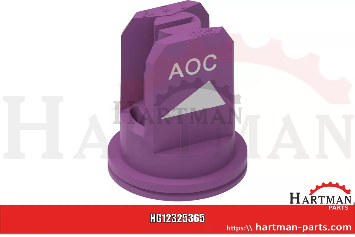 Rozpylacz asymetryczny krańcowy 80° AOC AOC025