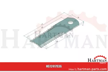 Schlegelmesser gezahnt 84441392