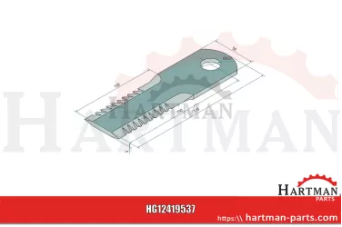 Schlegelmesser gezahnt 87318316