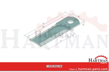 Schlegelmesser glatt D49080066