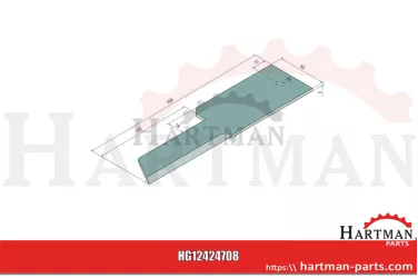 Schlegelmesser glatt 80746805