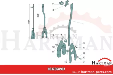 Mocowanie węża 1-212-23-0015