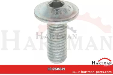 Śruba z łbem płaskim ISO 7380-2 stal M10x25mm 10,9 z gniazdem sześciok