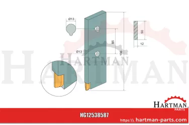 Streuzinken Hartmetall 30246019