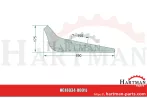 Lemiesz wyorywacza prawy S2-161-06-00-02 R, S2-161-006-000-051