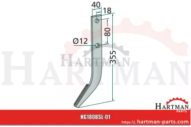 Hak do frezowania Powlekany FK090040