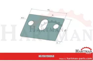 Płytka dystansowa E72350
