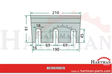 Nóż do kukurydzy Z72500