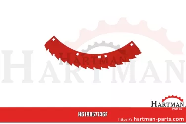 Nóż tnący prawy i lewy kierunek obrotu LCA67746, LCA95957, 67746