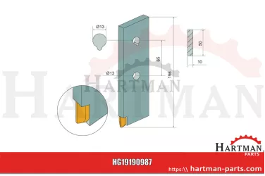 Streuzinken Hartmetall 30246014, 30246018