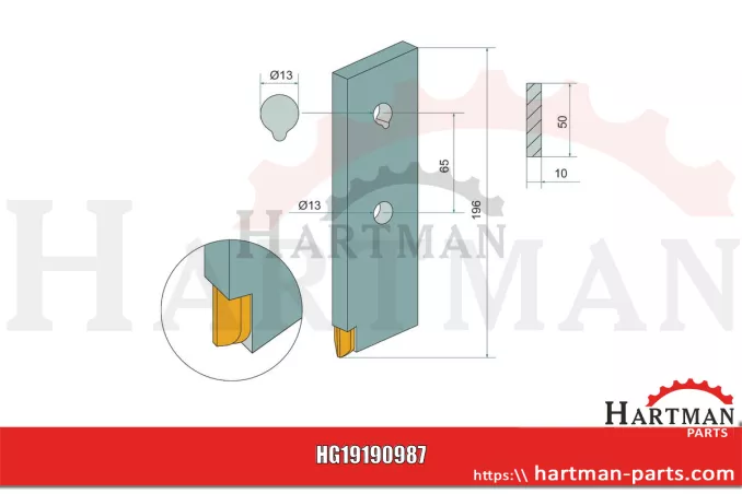 Streuzinken Hartmetall 30246014, 30246018