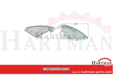 Nóż kurz, Borstahl 60903508, 60903508ET