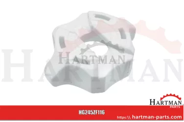 Nakrętka bagnetowa biała, SW 8 starszy system 7194000, ZF116