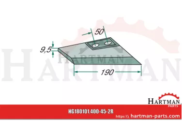 Redlica skrzydełkowa prawa 92520