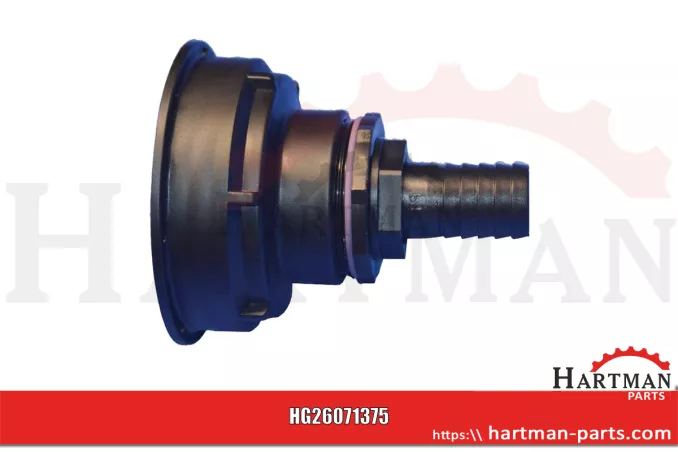 Adapter IBC S100x8 z końcówką węża 25 mm z uszczelką