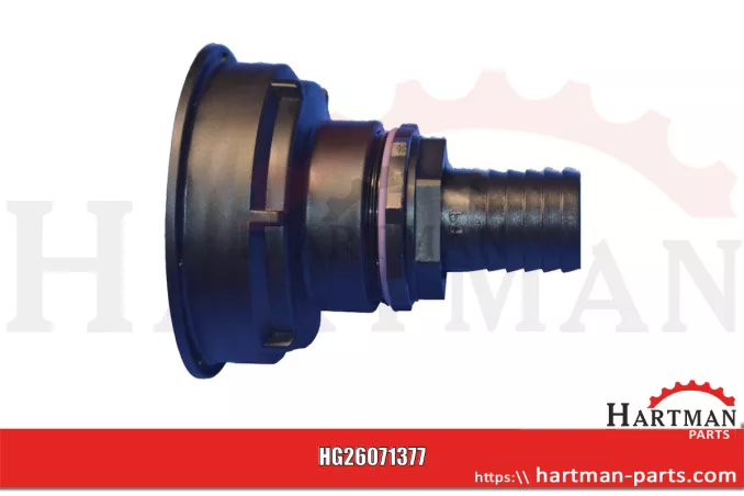 Adapter IBC S100x8 z końcówką węża 38 mm z uszczelką