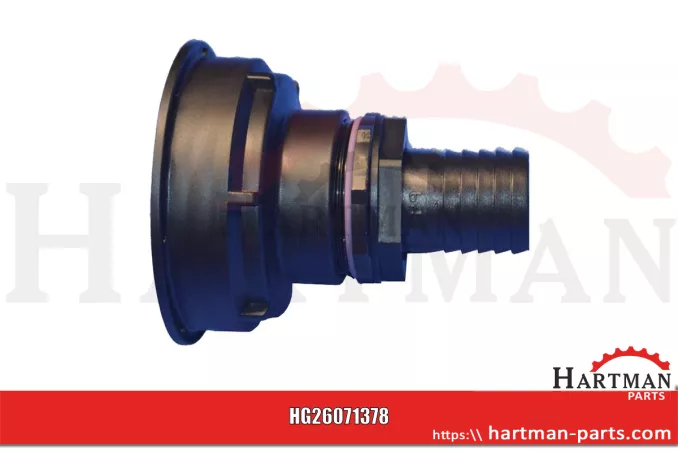 Adapter IBC S100x8 z końcówką węża 50 mm z uszczelką