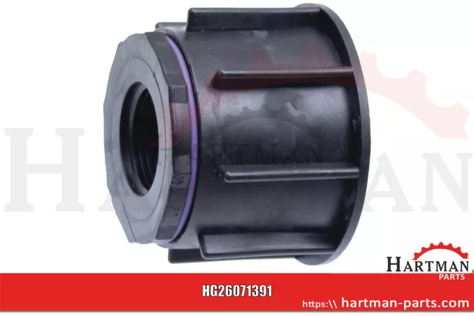 Adapter IBC, wersja długa S60x6 x 1" gwint wew.