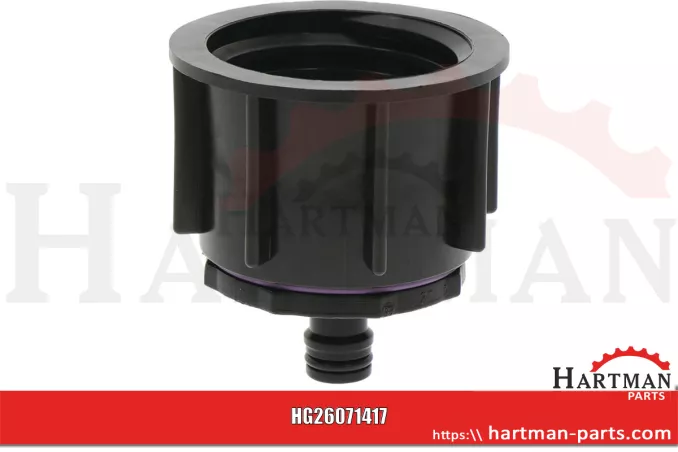 Adapter IBC S60x6 z zatrzaskowym przyłączem kurka z tworzywa