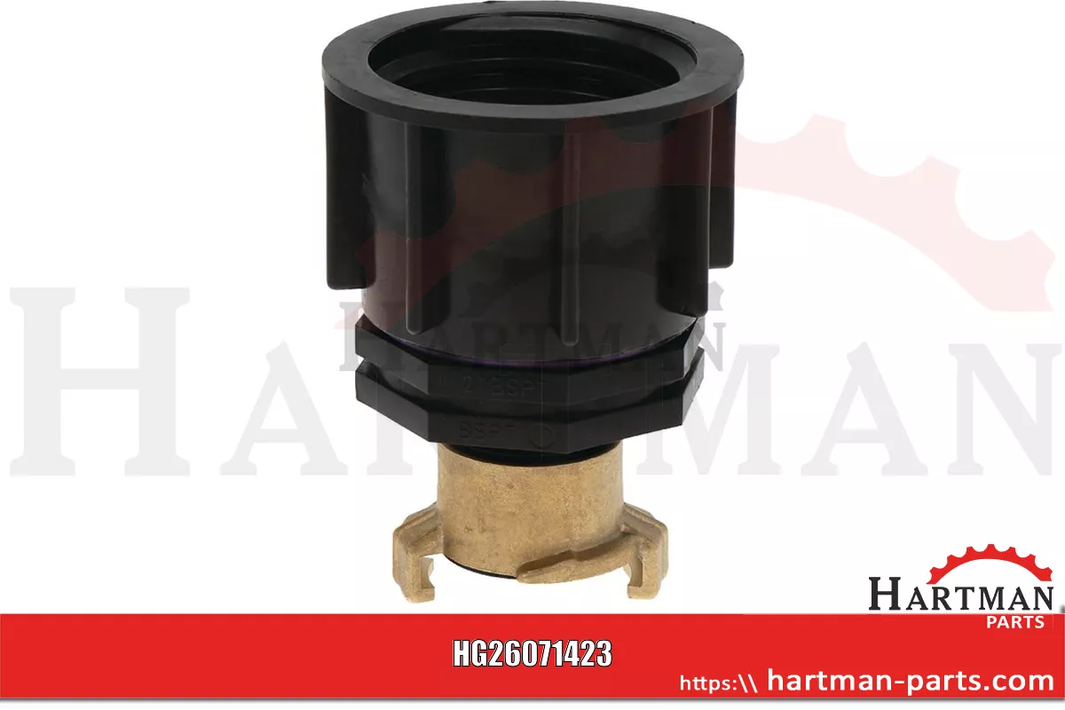 Adapter IBC, wersja długa S60x6 ze złączem kłowym