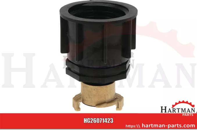 Adapter IBC, wersja długa S60x6 ze złączem kłowym