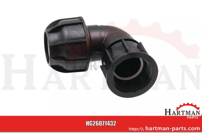 Adapter IBC S60x6 z kolankiem 90° do rury 50 mm
