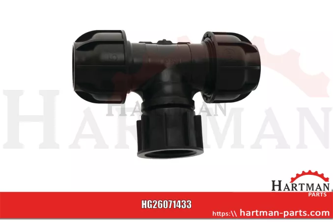 Adapter IBC S60x6 ze trójnikiem zaciskowym do rury 50 mm