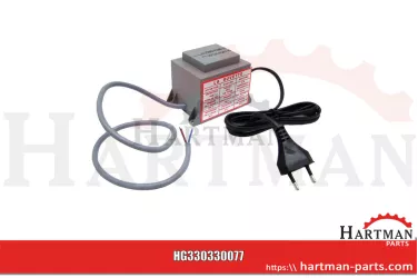 Transformator 230 V/24 V, 50 VA, do 1 poidła A-505