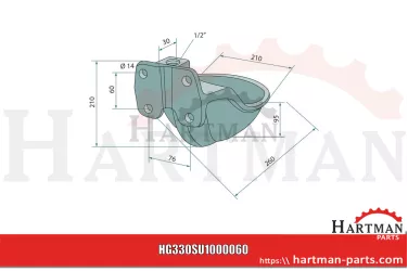 Poidło model 60 100.0060, 1000060