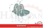 Podwójna poidło do picia Model 19R z zaworem mosiężnym 3/4" 100.0198