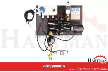 Model grzałki 317 Regulacja temperatury powrotu, 3000 W, 230 V dla 1/2