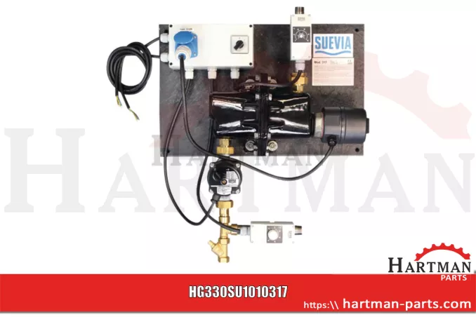 Model grzałki 317 Regulacja temperatury powrotu, 3000 W, 230 V dla 1/2